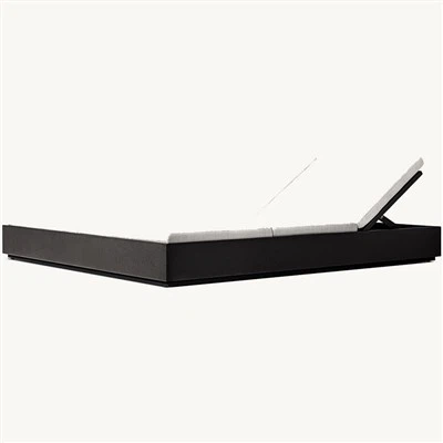 Црне алуминијумске лежаљке